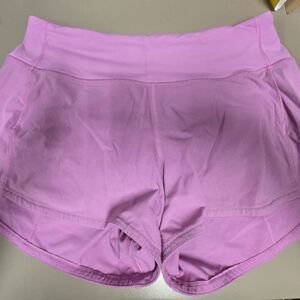 Lululemon Speed-Up Women's Pink Athletic Shorts